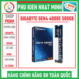 Ổ Cứng SSD Gigabyte 4000E NVMe Gen 4x4 500GB hàng chính hãng bảo hành 36 tháng