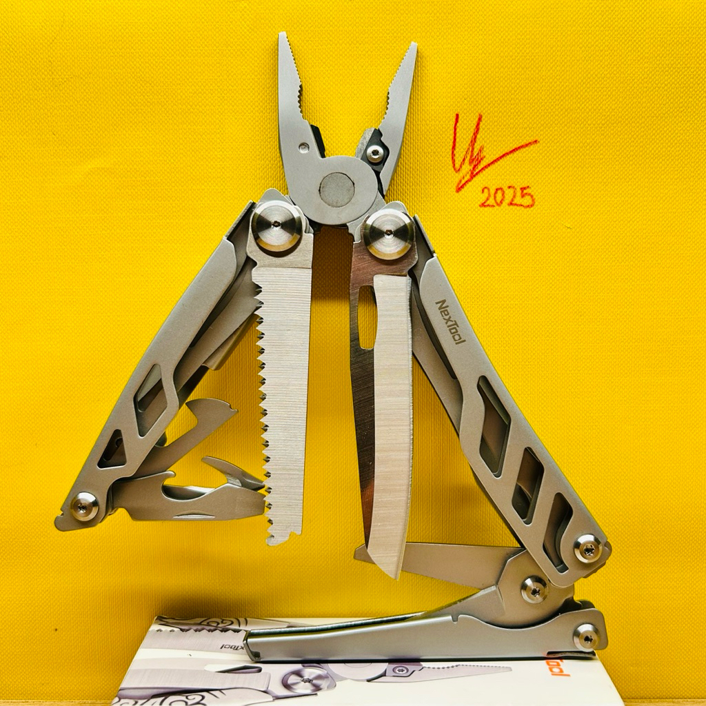 VŨGIA_EDC KÌM ĐA NĂNG NEXTOOL FLAGSHIP PRO 16IN1 – SILVER | KÌM ĐA NĂNG CAO CẤP