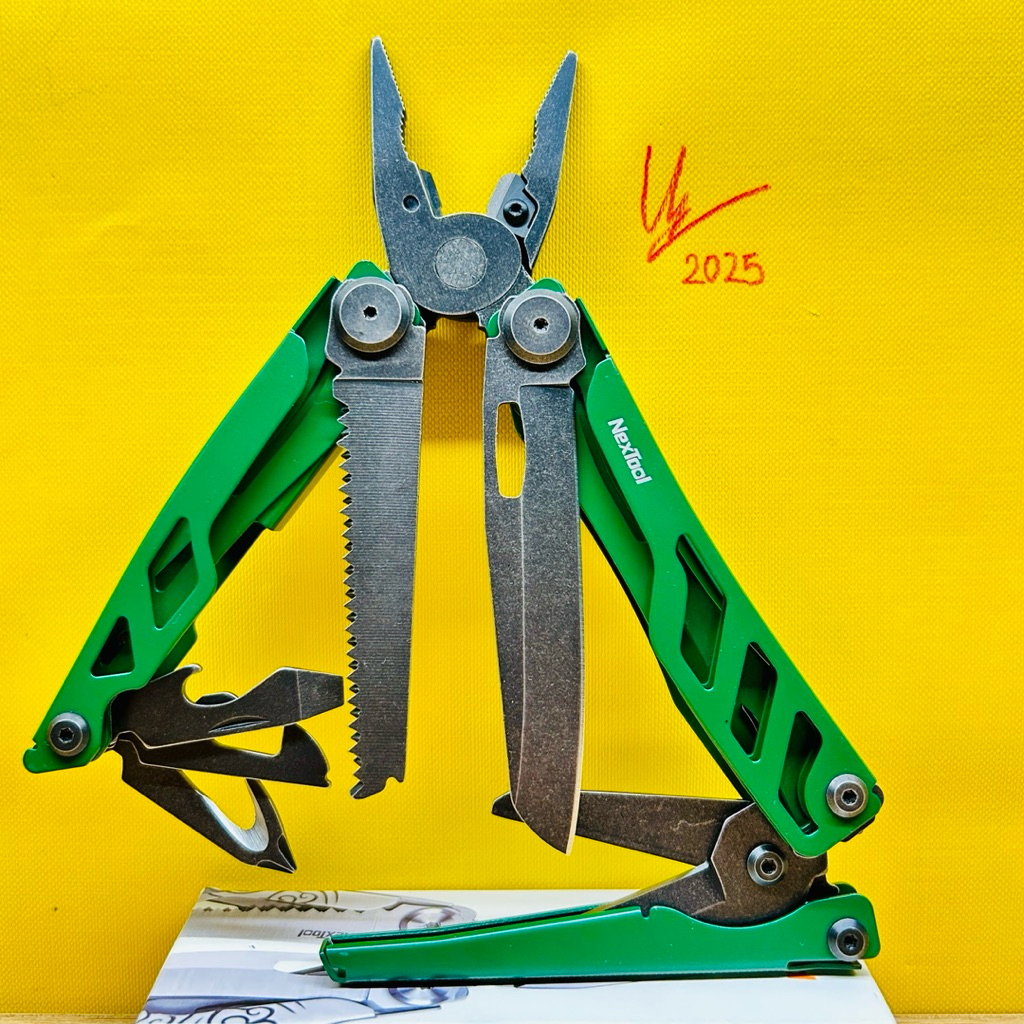 VŨGIA_EDC/KÌM ĐA NĂNG NEXTOOL FLAGSHIP PRO 16IN1 – GREEN | KÌM ĐA NĂNG CAO CẤP