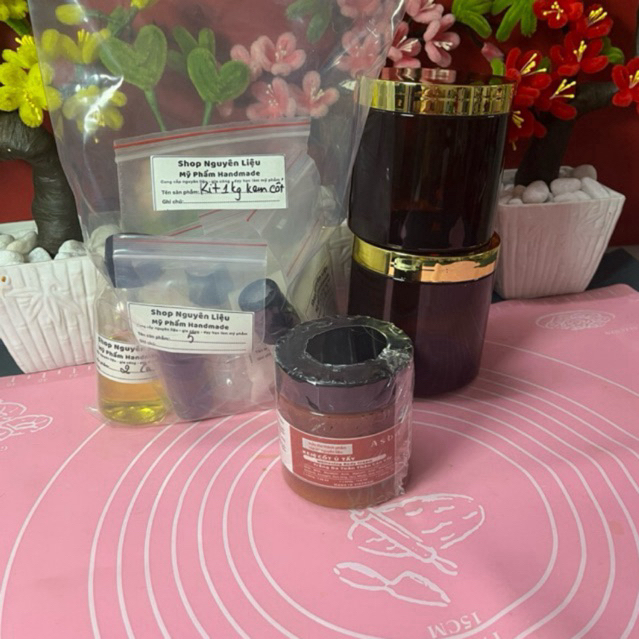 Kem Cốt A H A B H A (kit nguyên liệu & mẫu thử thành phẩm)
