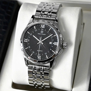Đồng hồ nam dây thép cao cấp PABLO RAEZ U850 phong cách đơn giản có lịch ngày chống nước 3ATM