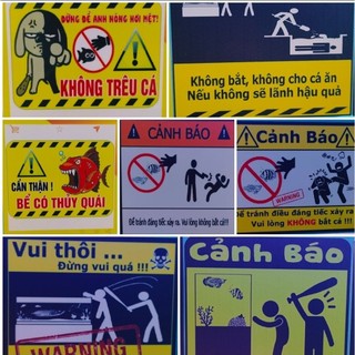 Decal ADA OpenSky dán hồ cá - Tem dán hồ cá vui nhộn
