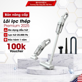 Máy Hút Bụi Cầm Tay Không Dây Đa Năng 5IN1 SHANEN Lực Hút Cực Mạnh 25.000Pa, Lõi thép cải tiến