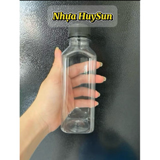 Combo 100 Chai Vuông 250ml Dày Dặn Đã Kèm Nắp