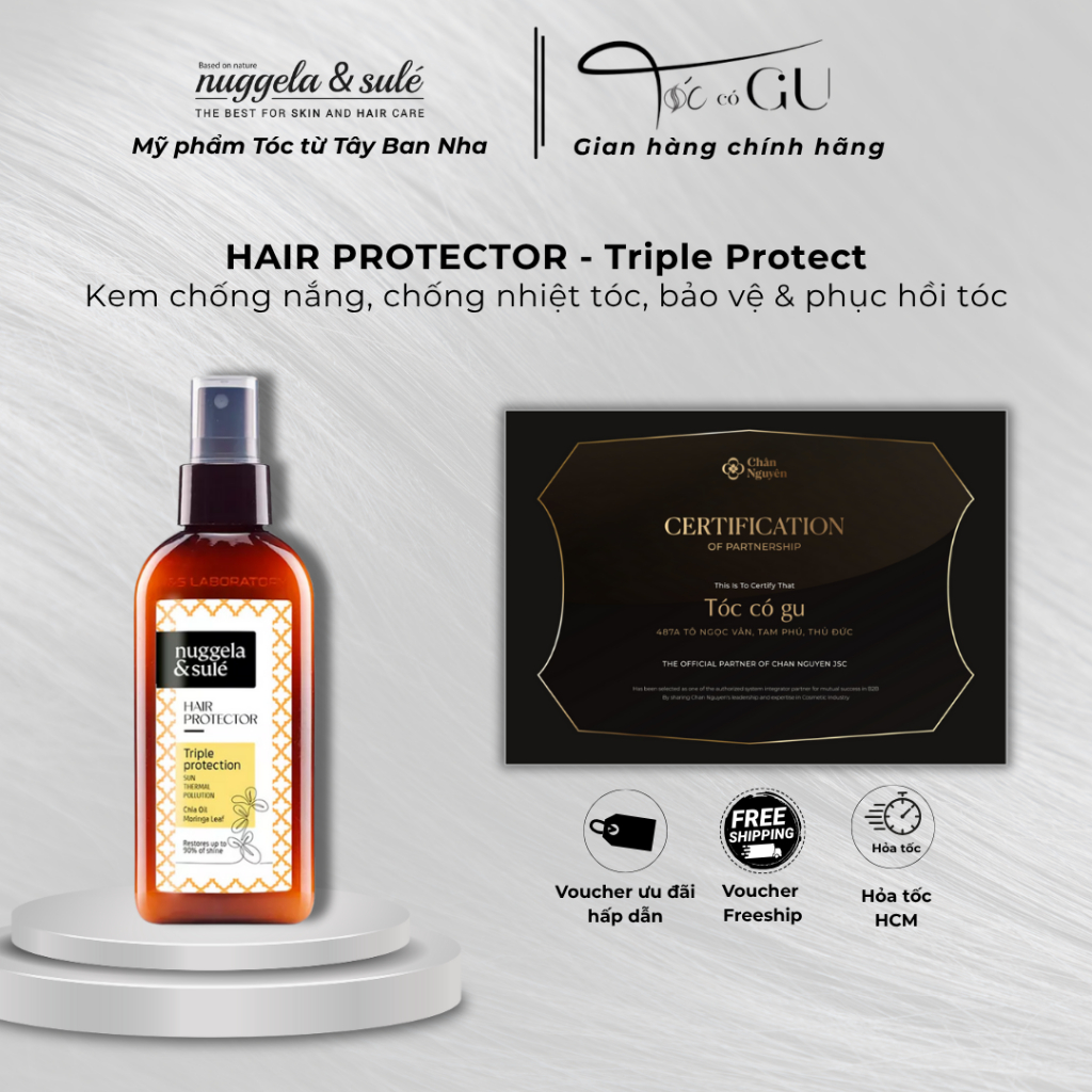 Kem dưỡng chống nắng cho tóc Hair Protector Nuggela & Sulé 125ml - Shop Tóc có Gu