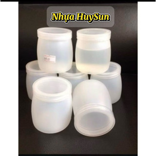 [ Sỉ 30-50-100] Hũ Sữa Chua Nhựa Dày loại 100ml - 120ml - 160ml. Hũ kèm nắp