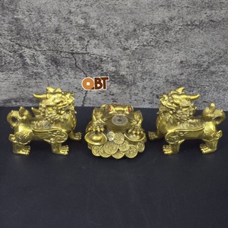 Bộ combo Cóc Thiềm Thừ và Tỳ Hưu bằng đồng