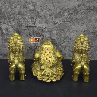 Bộ combo Cóc Thiềm Thừ và Tỳ Hưu bằng đồng