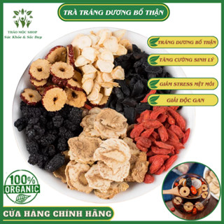  Trà Bổ Thận Tráng Dương Sâm Ngũ Bảo Thảo Mộc Shop tăng cường sinh lực giảm stress giảm đau lưng 