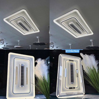   MẪU MỚi 2025 Quạt Đèn Ốp Không cánh,Xoay 180 Độ Thế Hệ Mới.Có Điều Khiển Từ Xa,Đèn 3 Màu Sáng,Lắp Trần Thấp,Chung Cư. 