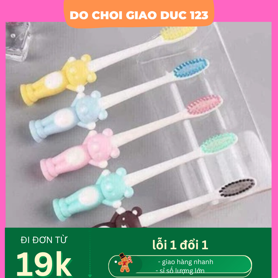 Bộ 4 bàn chải đánh răng cho bé