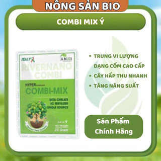   Combo 10 gói  Combi Ý  - Phân bón Trung Vi lượng nhập khẩu từ Ý. Gói 25gr dạng cốm cao cấp 