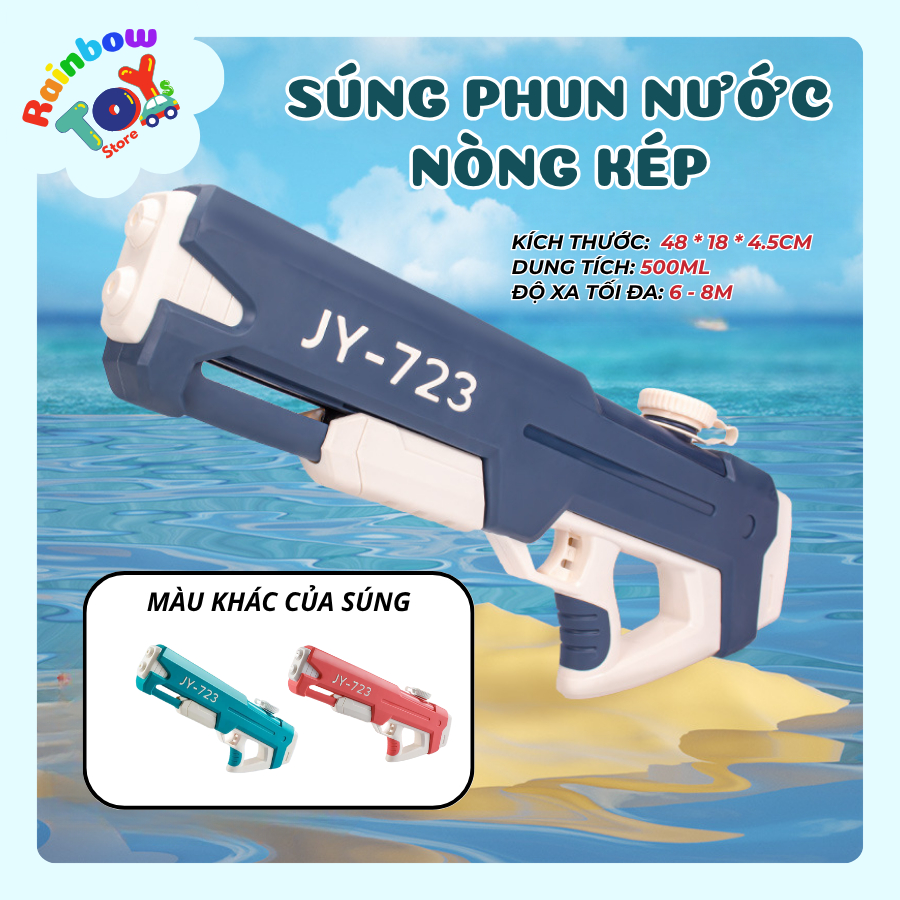 [LOẠI 1] Đồ Chơi Phun Nước Vui Nhộn Cho Bé, Súng Phun Nước Cỡ Lớn, Chất Liệu An Toàn Cho Bé A101