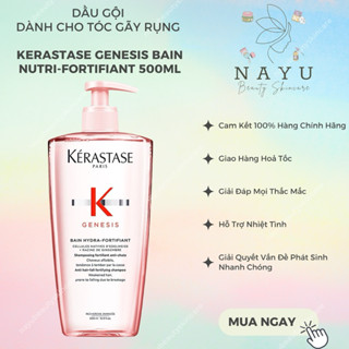   BILL DUTY  DẦU GỘI HỖ TRỢ NGĂN NGỪA TÓC GÃY RỤNG KERASTASE GENESIS BAIN NUTRI-FORTIFIANT 500ML 