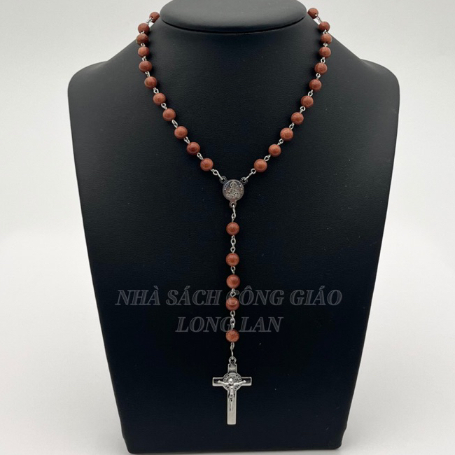 [ TẶNG KÈM HỘP] KIM SA-TRÀNG HẠT 50 KINH KẼM INOX