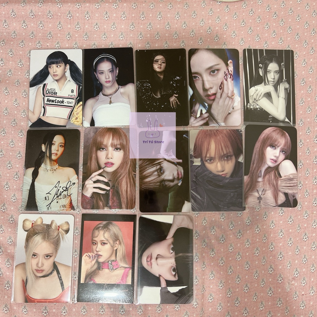 [OFFICIAL] Card pre yg tách lẻ Lisa Jisoo Jennie Rosé chính hãng