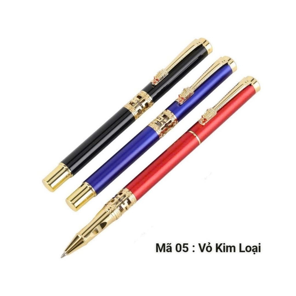 combo 10 bút ký kim loại đầu rồng mã CH05