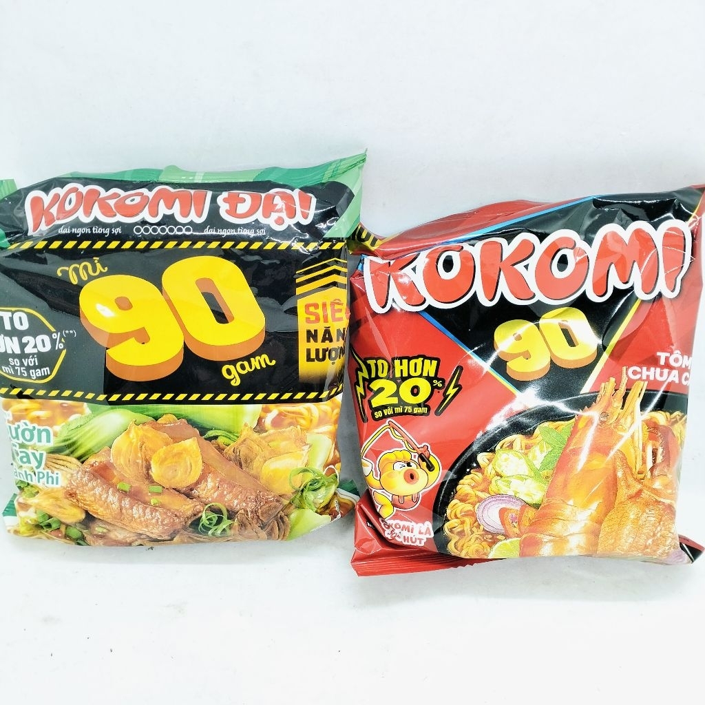 MÌ KOKOMI 90 TÔM CHUA CAY 90G - Hàng chính hãng