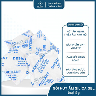 [Hàng loại 1] GÓI HÚT ẨM SILICAGEL LOẠI 5g -Chống ẩm mốc máy ảnh, giày dép,tủ quần áo, khử mùi, hút ẩm linh kiện điện tử