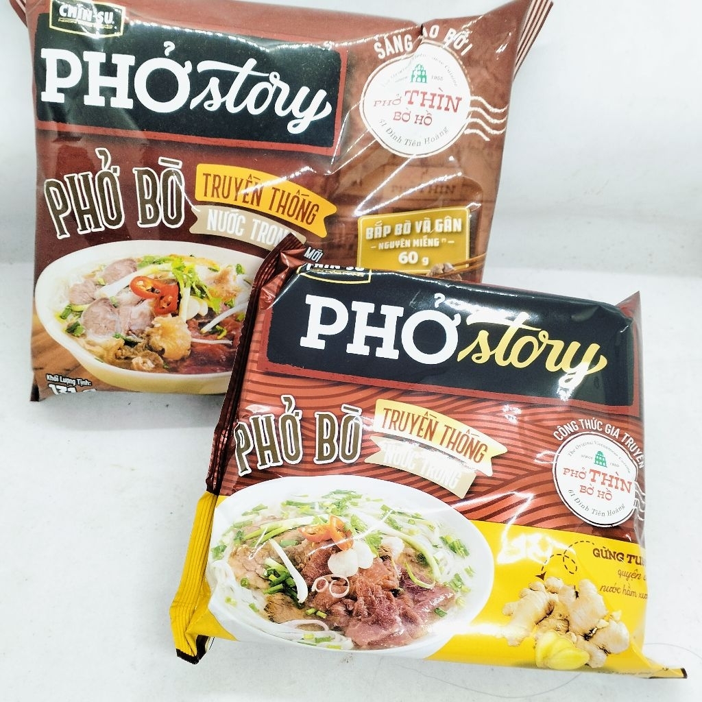 Phở Thìn Bờ Hồ Story Chinsu vị bò gói 131g - Giao nhanh toàn quốc