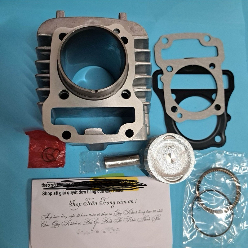 Bộ hơi xe WAVE S110 - RSX 110 - WAVE A110, Dream Việt 110 , xi lanh wave 110( không dùng cho xe fi )