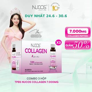 [3 Hộp] TPBS Nước Uống Collagen Nucos 7000 [3Hộp x 10c x 30ml]