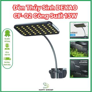  Đèn Thủy Sinh DEYAO CF-02 Đỏ Cá Không Đỏ Nước Công Suất 13W Led: Rgb 3 In 1 | Đèn Deyao CF-02 