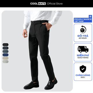 Quần dài nam Kaki Excool co giãn đàn hồi Coolmate