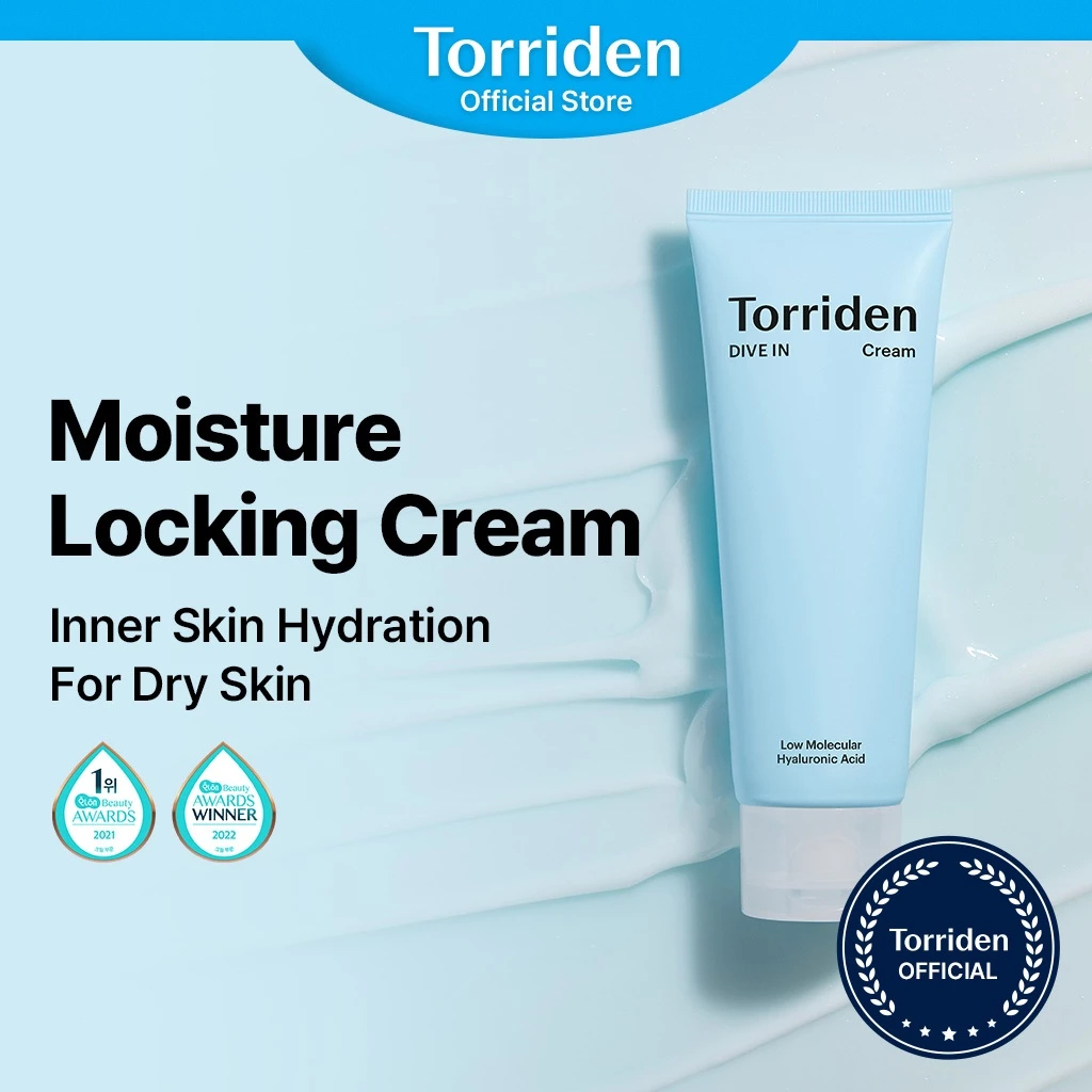 Kem dưỡng ẩm da mặt TORRIDEN DIVE IN chứa axit hyaluronic phân tử thấp tuýp 80ml