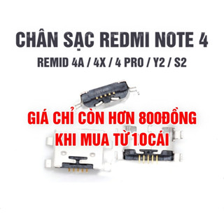 Set 10 chân sạc điện thoại Redmi Note 4 /4A/4X/4PRO/Y2/S2