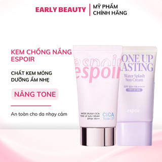  Kem chống nắng Espoir Water Splash Cica Tone Up Sun Cream Kem chống nắng nâng tone dưỡng ẩm dịu da SPF50+ PA++++ 