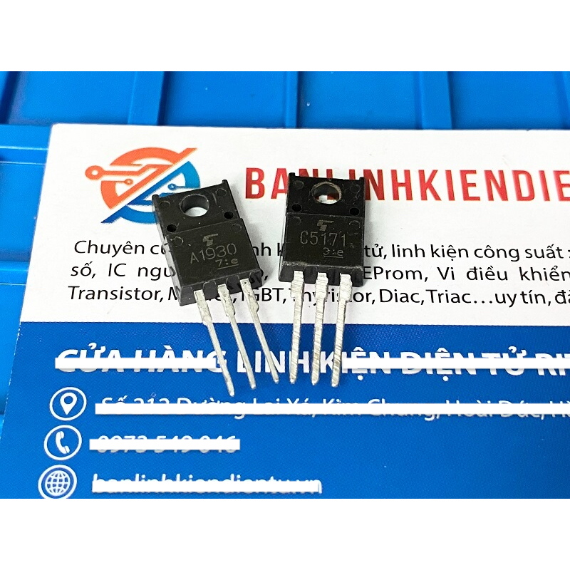 [Combo 2 cặp] Transistor C5171 A1930 2SC5171 2SA1930 2A/180V/20W TO-220