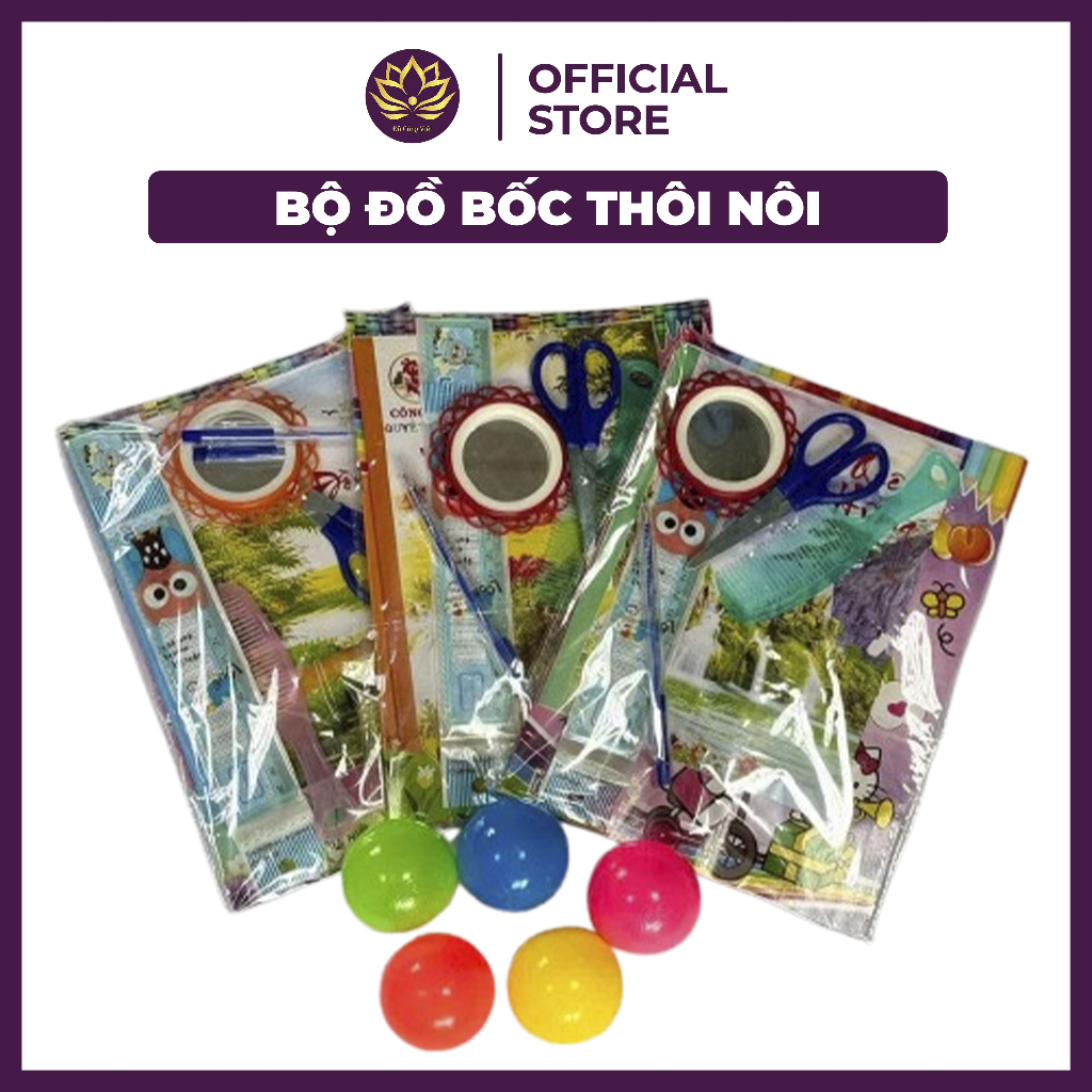 Bộ Đồ Bốc Thôi Nôi Cho Bé Chọn Nghề Tương Lai 8 Món - Đồ Cúng Việt