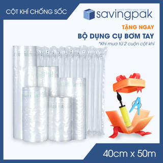 SCK05 - 40cm x 50m - Cuộn cột khí chống sốc, xốp hơi, đệm hơi đóng gói hàng dễ vỡ