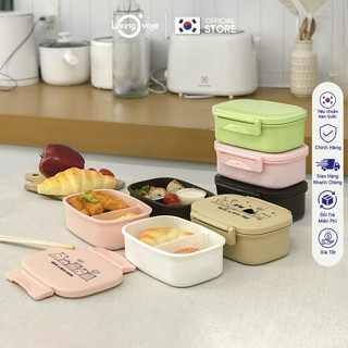 [Hộp cơm 700ml] Hộp cơm chia ngăn, hộp cơm bento nhựa sử dụng lò vi sóng - LivingOvoje