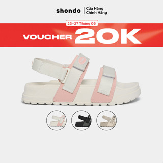 Giày Sandal Nam Nữ Platy 4 Bánh Mì, Siêu Nhẹ Shondo Nhiều Màu