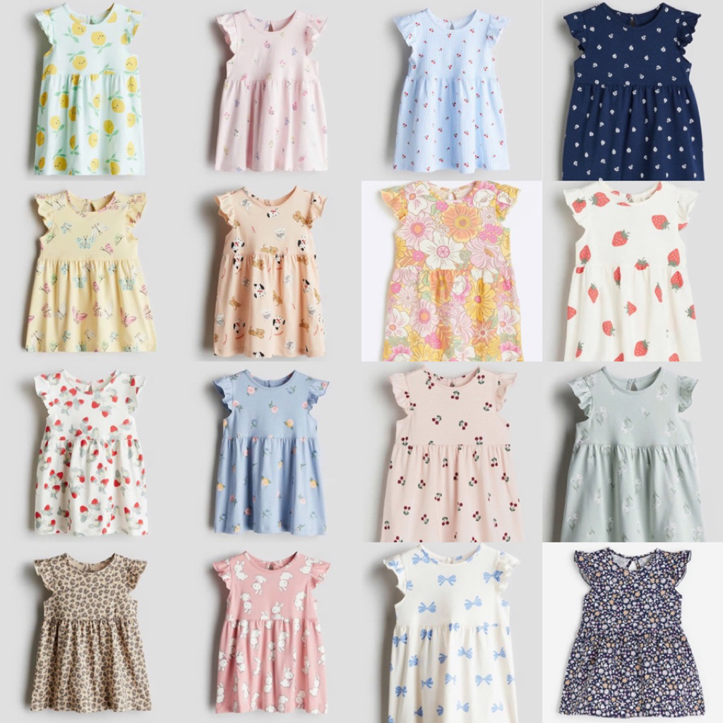 Váy cánh tiên bé gái H&M, chất liệu cotton 4M-4Y (Link 1)