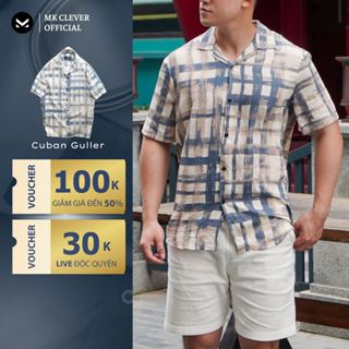 Áo Sơ Mi nam Guller MK CLEVER Chất liệu đũi mềm mịn, thoáng mát, chống nhăn, form rộng hằng ngày