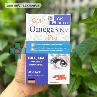 Viên uống Omega 3.6.9 Pro CK (Omega 369 CK - Hộp 60 viên)