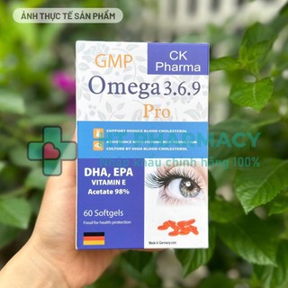 Viên uống Omega 3.6.9 Pro CK (Omega 369 CK - Hộp 60 viên)