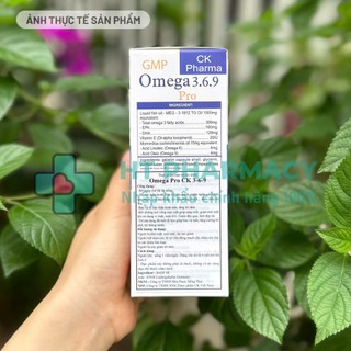 Viên uống Omega 3.6.9 Pro CK (Omega 369 CK - Hộp 60 viên)