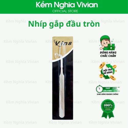 Nhíp Gắp Đầu Tròn Dễ Dàng Nối Mi (MP4545)