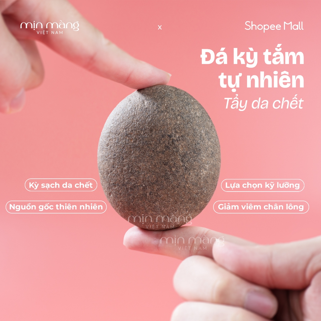 Đá Tắm Kì Ghét, Da Chết, Đá Cuội Tự Nhiên Tẩy Tế Bào Chết,  Kỳ Da Chết Body Lưng, Triệt Lông