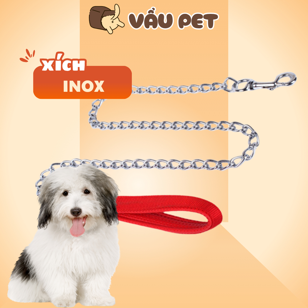 Xích Inox cho chó mèo thú cưng