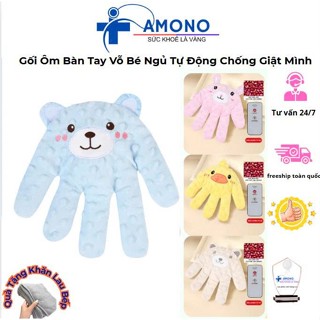 Gối ôm bàn tay vỗ bé ngủ tự động  chống giật mình, rèn bé ngủ ngon không cần cha mẹ