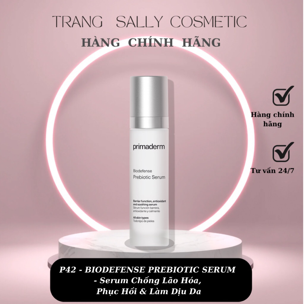 P42 Serum chống lão hoá phục hồi da 𝗣𝗥𝗜𝗠𝗔𝗗𝗘𝗥𝗠 𝗕𝗜𝗢𝗗𝗘𝗙𝗘𝗡𝗦𝗘 𝗣𝗥𝗘𝗕𝗜𝗢𝗧𝗜𝗖 𝗦𝗘𝗥𝗨𝗠