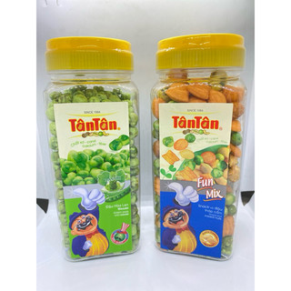 Combo 3 Đậu Phộng Tân Tân Hũ 190g Snack và Đậu Thập Cẩm/Đậu Hà Lan Wasabi - Giá tốt mỗi ngày