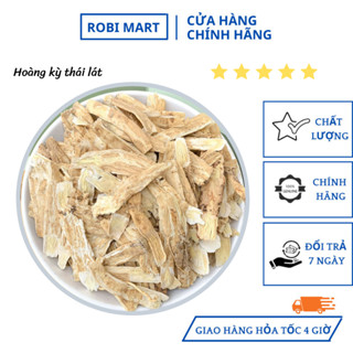 Hoàng kỳ thái lát sấy khô robimart tăng đề kháng, lưu thông khí huyết - gói 100g