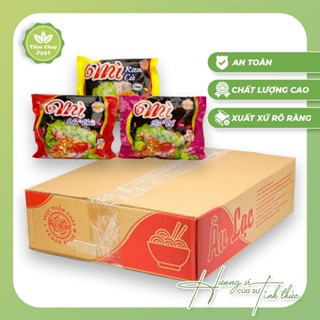 Thùng mì tôm chay 30 gói (3 vị) | Thực phẩm chay cao cấp, đồ chay | Tiệm Chay 2501