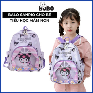 Balo cho bé tiểu học SANRIO hoạt hình nhiều ngăn giúp bé đựng nhiều sách vở đồ dùng học tập quai đeo chống gù